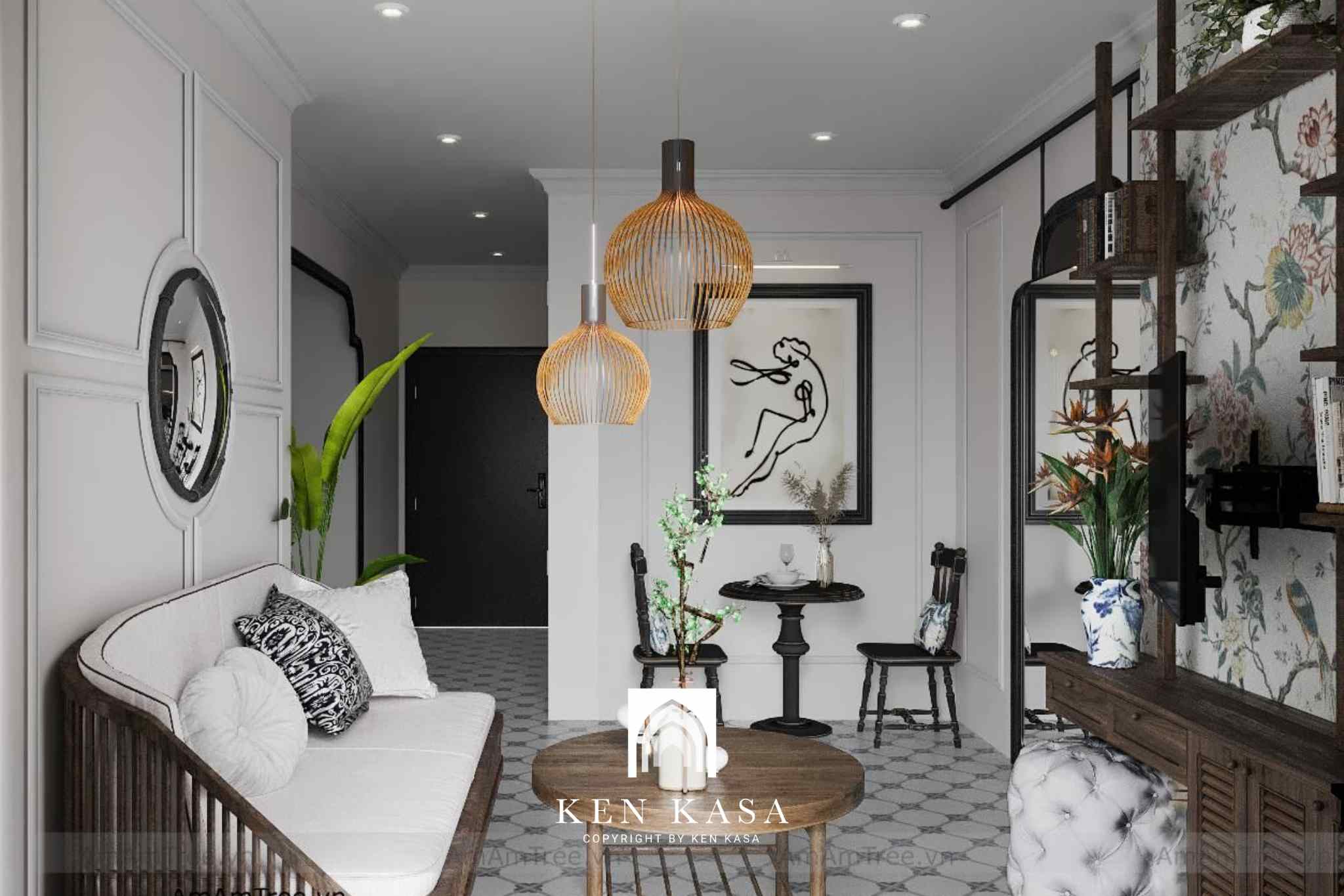 Trang trí phù hợp khi thiết kế homestay căn hộ 